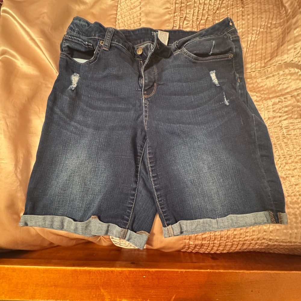 AND Dark Blue Jean Shorts